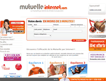 Tablet Screenshot of mutuelle-internet.com